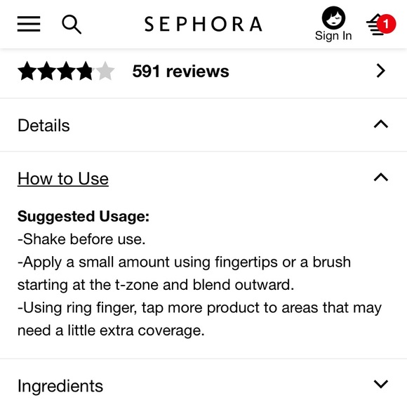 Becca Ever-matte shine proof foundation - Picture 5 of 6